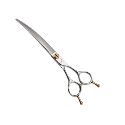 IWATSUKI 7.5 inch curved shear close-up view