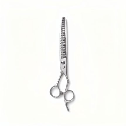 IWATSUKI 7.0 inch 18T curved serrated chunker dog grooming shear