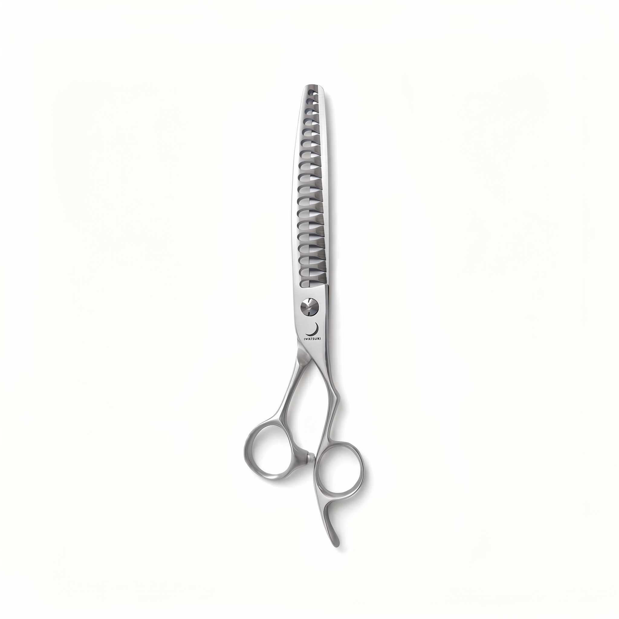 wanyugu IWATSUKI 7.0 inch 18T curved serrated chunker dog grooming shear