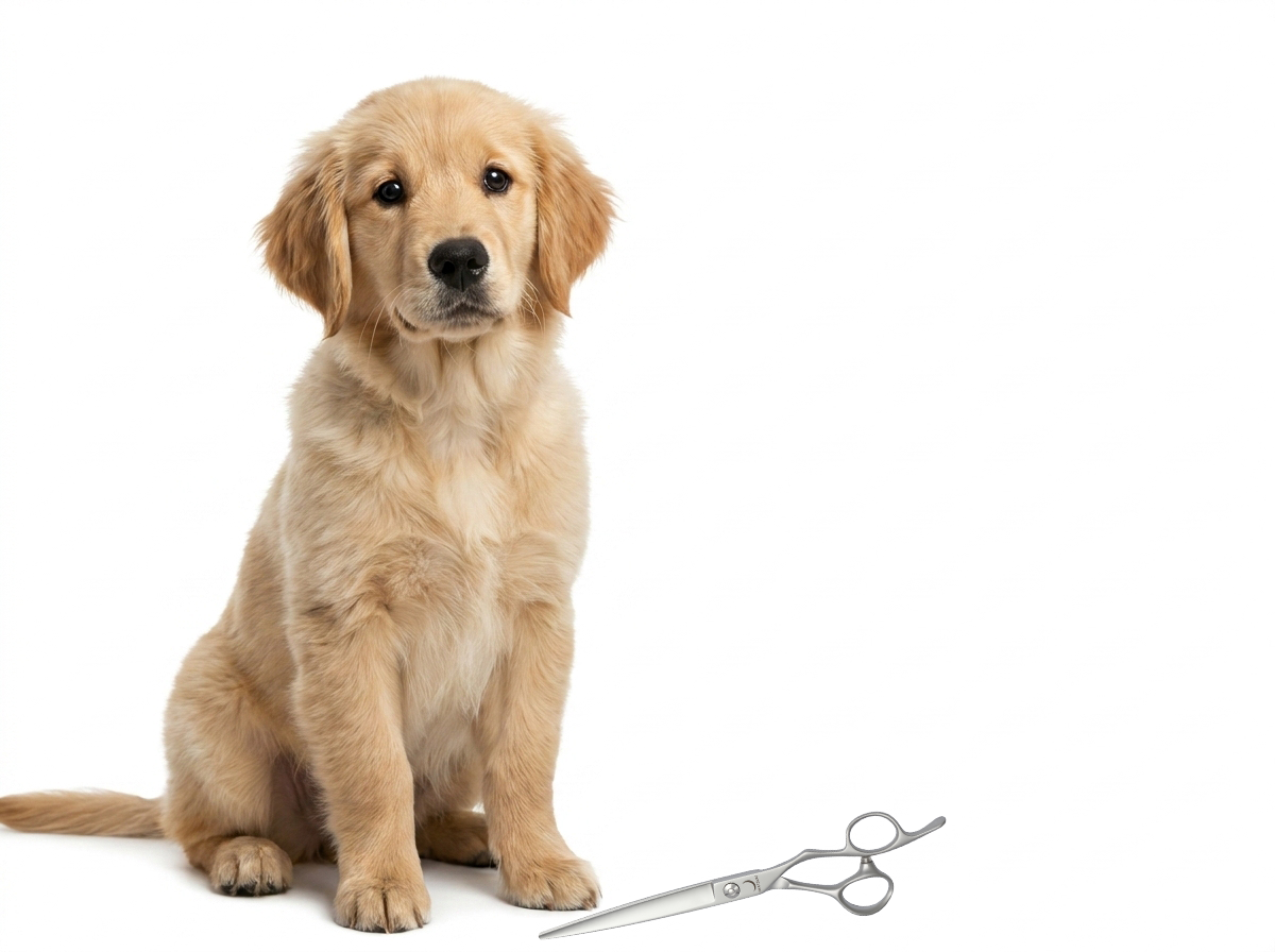 Starter grooming shear kit for everyday dog grooming